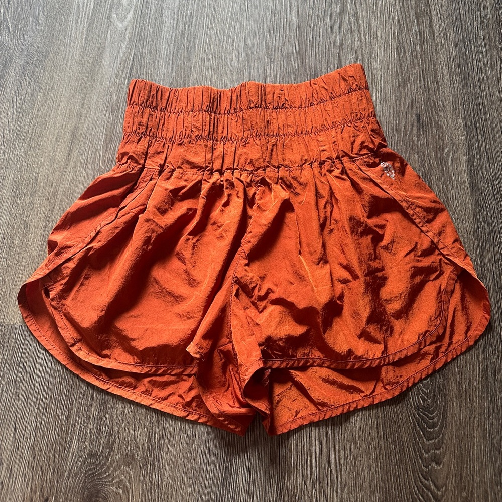 Free People Movement: The Way Home Running Shorts Red Earth, Size Medium